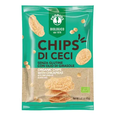 Probios Chips di Ceci Alimento senza glutine 40 g