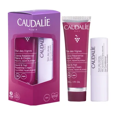 Caudalie The Des Vignes Cofanetto Duo Crema Mani 30 ml + Stick Labbra 4.5 gr