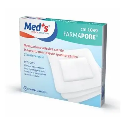 Meds Pore Medicazione In Poliuretano Adesiva Impermeabile 5x7cm 5 Pezzi