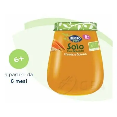 Hero Baby Solo Omogeneizzato Biologico Carota e Quinoa 120 gr