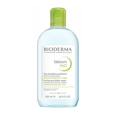 Bioderma Sebium H2O Soluzione Micellare Struccante per Pelli Miste e Grasse 500 ml