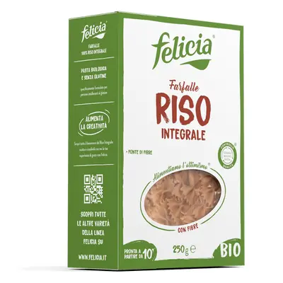 Felicia Farfalle Pasta al Riso Integrale Senza Glutine 250 g