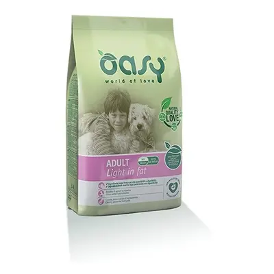 Oasy Adult Light in Fat Cibo Secco per Cani Adulti Gusto Pollo 3 kg