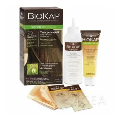 Bios Line Biokap Nutricolor Delicato Rapid Tinta per Capelli 7,0 Biondo Medio Naturale