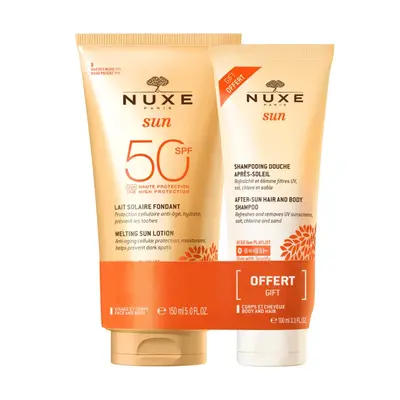 Nuxe Sun Latte Solare SPF50 + Shampoo Doccia Doposole