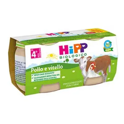 Hipp Bio Pollo Vitello Omogeneizzato 2 x 80 g