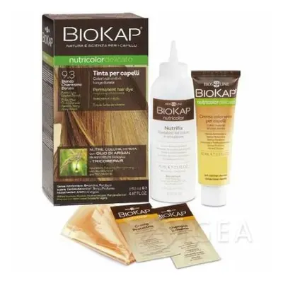 Bios Line BioKap Nutricolor Delicato Tinta per Capelli 9.3 Biondo Chiarissimo Dorato