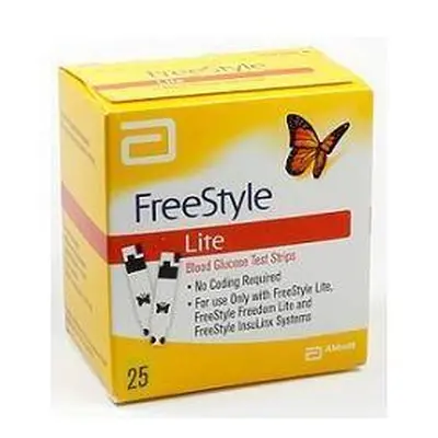 FreeStyle Lite Strisce Misurazione Glicemia 25 Pezzi