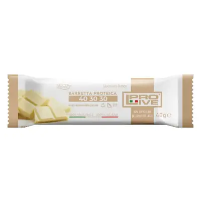 ProLive 40 30 30 Barretta proteica gusto cioccolato bianco 40 g