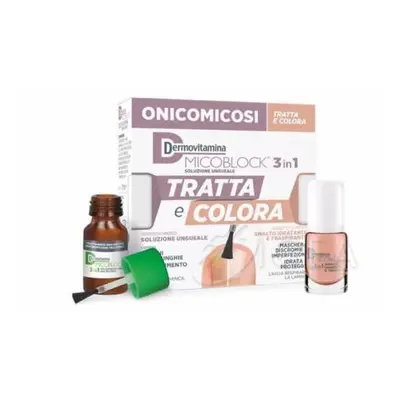 Dermovitamina Micoblock 3 in 1 Soluzione Unguale Tratta e Colora