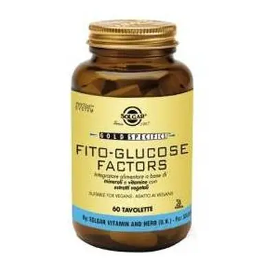 Solgar Fitoglucose Factors Integratore Antiossidante 60 tavolette