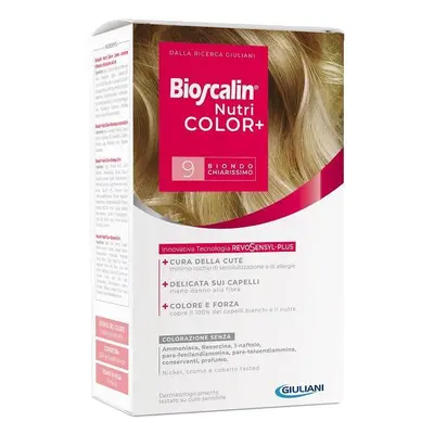 Bioscalin Nutricolor+ 9 Biondo Chiarissimo Colorazione Permanente