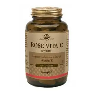 Solgar Rose Vita C Integratore Vitaminico 100 tavolette