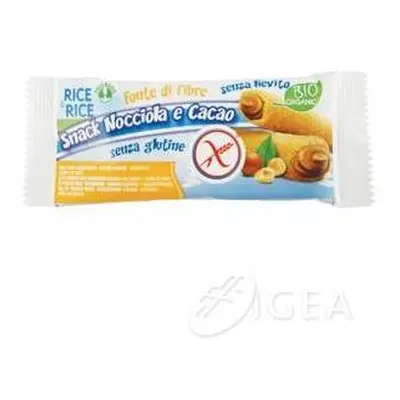 Rice&Rice Snack di Riso alla Nocciola e Cacao Prodotto Bio senza glutine 25 g