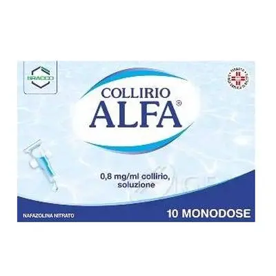 Collirio Alfa 0,8 mg/ml - 10 Monodosi da 0,3 ml