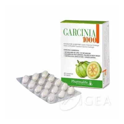 Pharmalife Research Garcinia 1000 Integratore per dimagrire 60 compresse