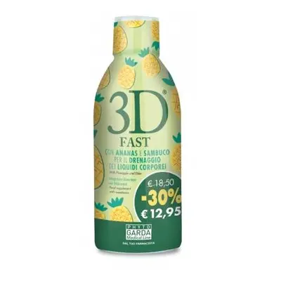 Specchiasol 3D Fast Ananas e Sambuco per Drenaggio Liquidi 500 ml