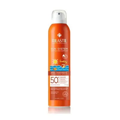 Rilastil Sun System Baby Transparent Protezione Solare per Bambini Spray SPF50+ 200 ml