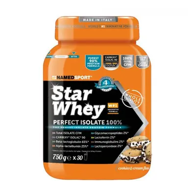 Named Sport Star Whey Cookies&Cream Integratore di Proteine per Sportivi 750 g