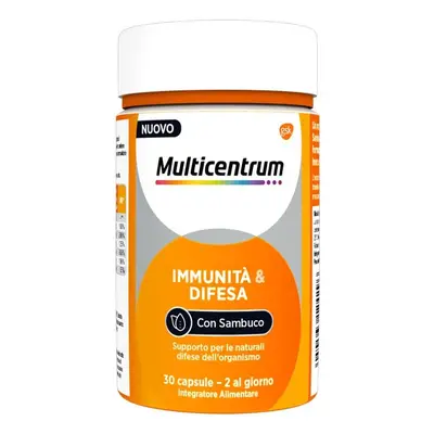 Multicentrum Immunità & Difesa Integratore per le Difese Immunitarie 30 capsule