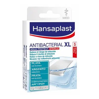 Hansaplast Aqua Protect XL Silver Medicazione antibatterica 5 pezzi