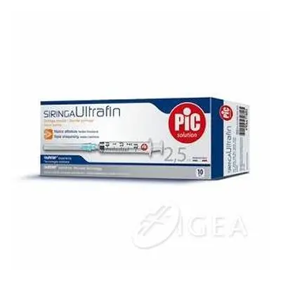 Pic Siringa Ultrafin 2.5 ml 10 pezzi