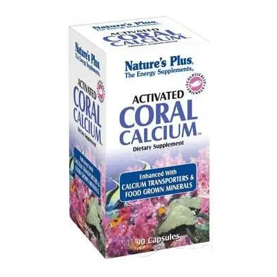 Nature's Plus Activated Coral Calcium Integratore contro Acidità Gastrica