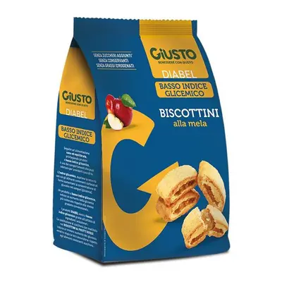 Giusto Diabel Biscottini alla Mela Senza Zuccheri Aggiunti 250 g