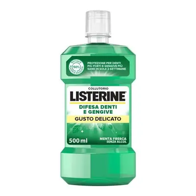 Listerine Difesa Denti&Gengive Collutorio menta delicata 500 ml