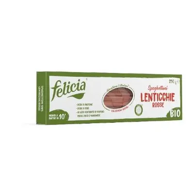 Felicia Spaghettoni Lenticchie Rosse Pasta senza glutine 250 g