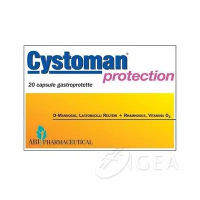 Abi Pharmaceutical Cystoman Protection Integratore per Cistiti 20 capsule