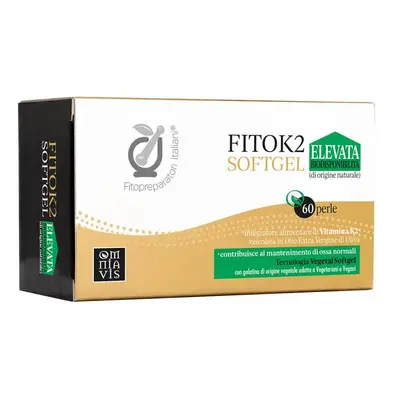 FitoK2 Integratore di Vitamina K2 per il Benessere delle Ossa 60 vegan soft gel