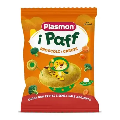 Plasmon i Paff Anellini Carote e Broccoli Snack per Bambini 15 g