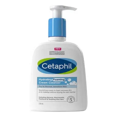 Cetaphil Crema Detergente Schiumogena Idratante Viso 236 ml