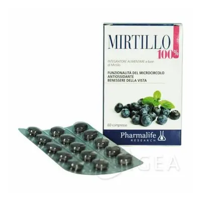 Pharmalife Research Mirtillo 100% Integratore per il microcircolo 60 compresse