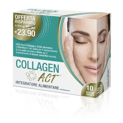 Linea Act Collagen Act Integratore per benessere pelle 10 Bustine