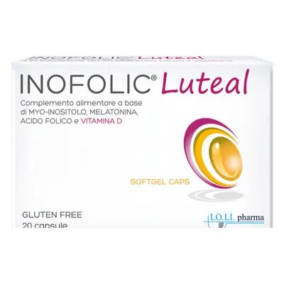 Inofolic Luteal Integratore di Acido Folico e Melatonina 20 capsule