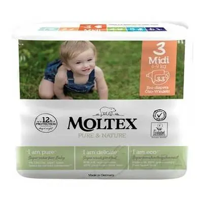 Moltex Pure&Nature Midi Taglia 3 Pannolini 4-9 Kg 33 pezzi