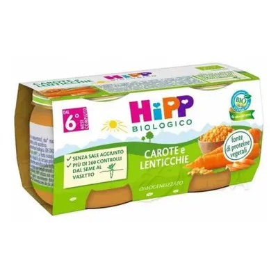 Hipp Bio Omogeneizzato Verdure e Legumi 2 x 80g