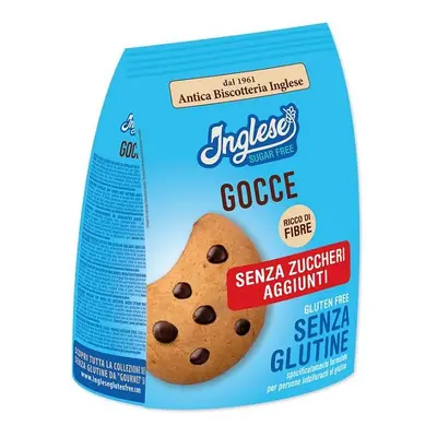 Inglese Gocce di Cioccolato Biscotti senza zuccheri aggiunti 200 g