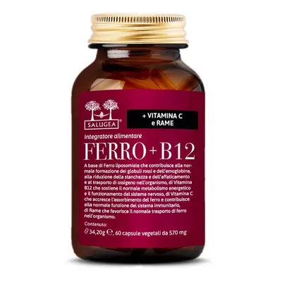 Salugea Ferro + B12 per il sistema nervoso 60 capsule