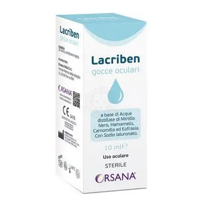 Lacriben Gocce Oculari Collirio Idratante e Lenitivo 10 ml