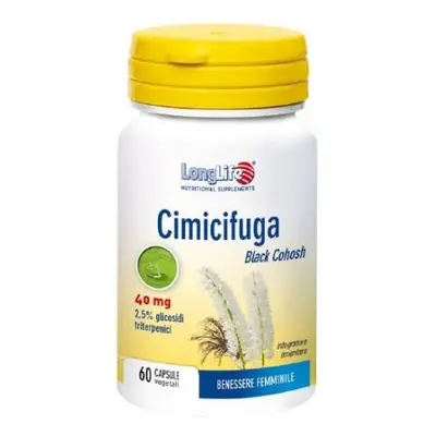 Longlife Cimicifuga 40 mg per la funzione articolare 60 Capsule