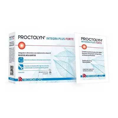 Recordati Proctolyn Integra Plus Forte Integratore per le Emorroidi 14 bustine