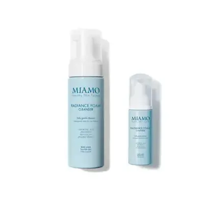 Miamo Radiance Foam Cleanser Gel Detergente Viso 150 ml + 50 ml Travel Size