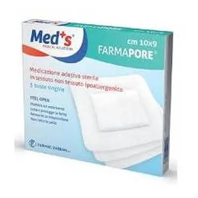 Meds Pore Medicazione adesiva 10x15 Cm 5 Pezzi