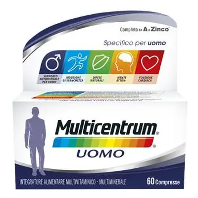 Multicentrum Uomo Integratore multivitaminico 60 Compresse