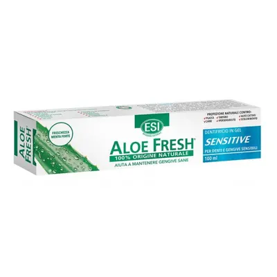 Esi Aloe Fresh Sensitive Dentifricio per Denti e Gengive Sensibili 100 Ml