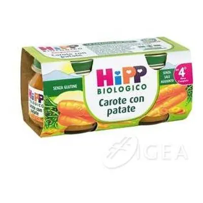 Hipp Bio Omogeneizzato Biologico Carote con Patate