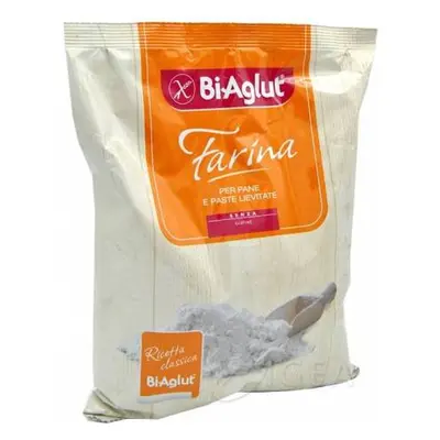 BiAglut Farina per Pane e Pasta Lievitata Senza Glutine